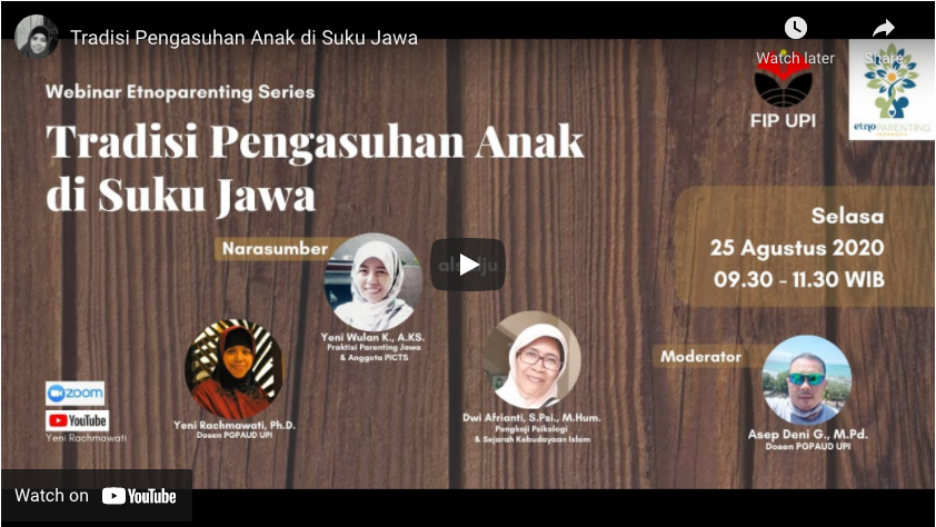 Tradisi Pengasuhan Anak di Suku Jawa