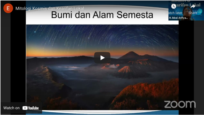 Mitologi Kosmis dan Kearifan Lokal